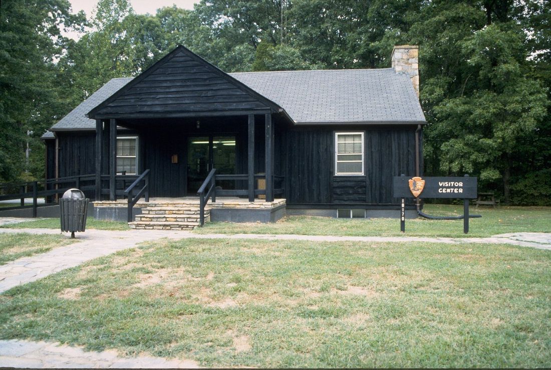 The visitor center at Prince William Forest Park